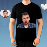 Custom Face Simple Men's T-shirt