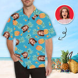 Custom Face Fruit Men's All Over Print Hawaiian Shirt