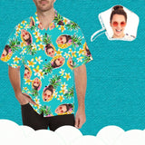 Custom Face Pineapple Men's Hawaiian Shirt