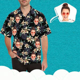 Custom Face Flowers Men's Hawaiian Shirt