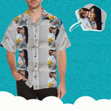 Custom Photo Love Men's Hawaiian Shirt