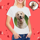 Custom Photo Cute Women's T-shirt