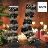 Custom Name Stars Sublimated Crew Socks