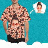 Custom Face Big You Men's Hawaiian Shirt