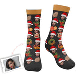 Custom Face Donuts Bells Socks